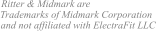 Ritter & Midmark are   Trademarks of Midmark Corporation  and not affiliated with ElectraFit LLC